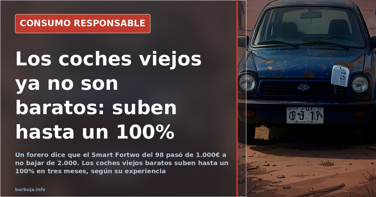 Second-hand cheap runabouts are soaring: prices up 100% in three months