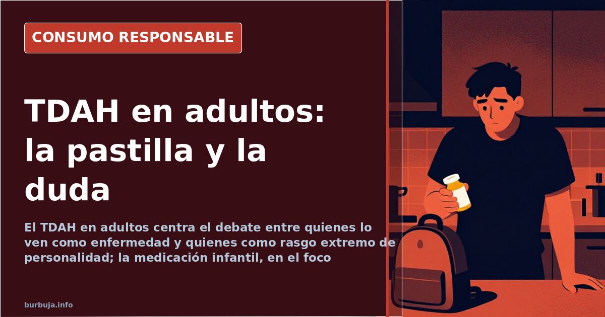 TDAH adulto: metilfenidato, Big 5 y sobrediagnóstico