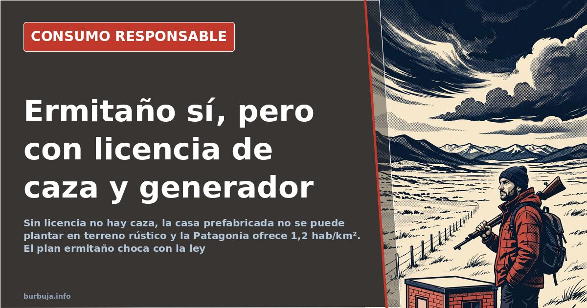 Tienda de campaña y furgoneta adaptada en un paraje aislado con generador eléctrico para el plan de vivir a lo ermitaño