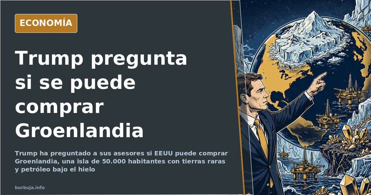 Groenlandia: el cálculo de 50.000 millones para comprarla