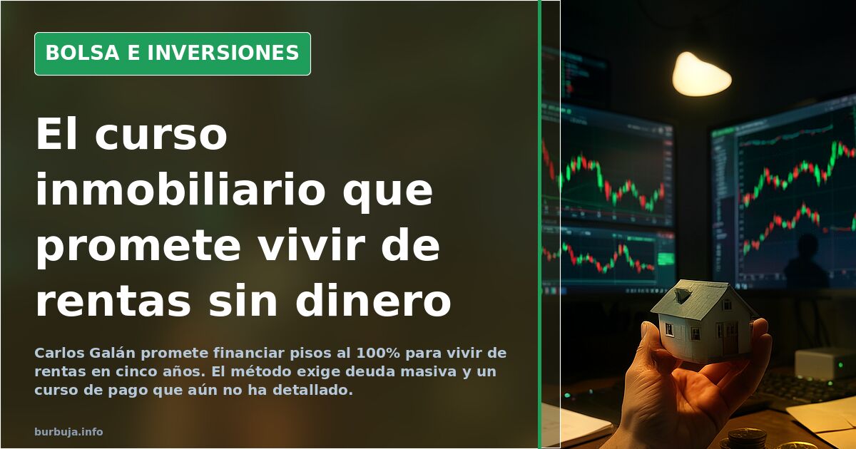 Carlos Galán and his method for financing property at 100%