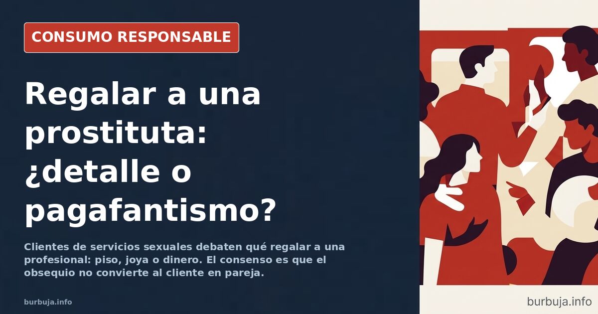 Billetes y una tarjeta regalo sobre una mesa, símbolo del debate sobre qué regalar a una profesional del sexo