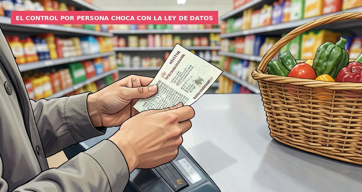 El control por persona choca con la ley de datos