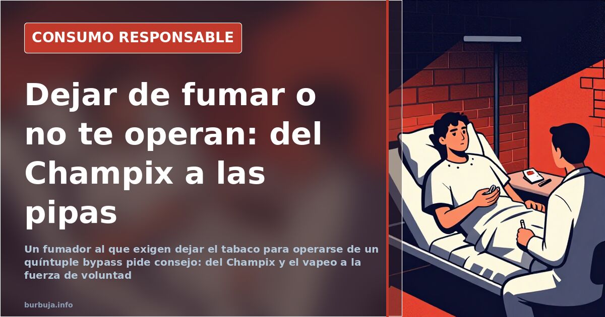 Paquete de tabaco y cenicero con colillas sobre una mesa, junto a un frasco de pastillas para dejar de fumar