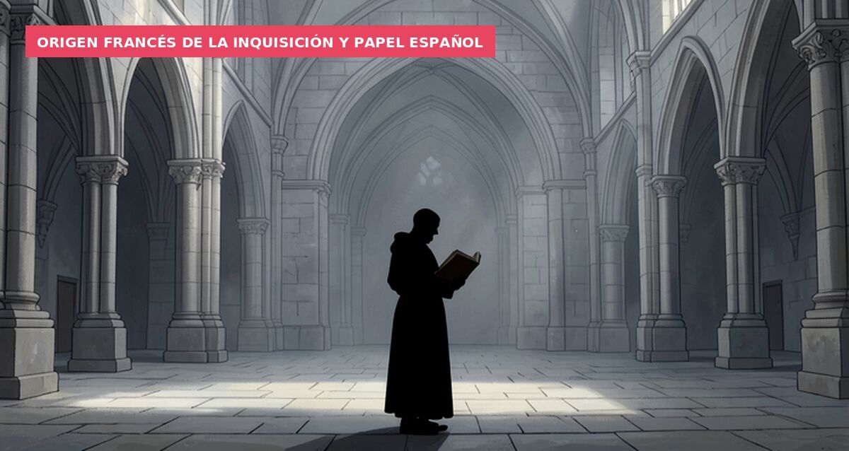 Origen francés de la Inquisición y papel español