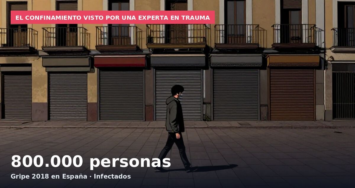 El confinamiento visto por una experta en trauma: 800.000 personas Gripe 2018 en España · Infectados