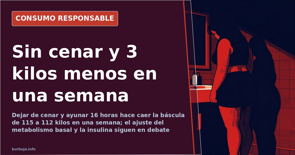 Báscula de baño marcando el peso, símbolo del ayuno intermitente y del control de la pérdida de peso