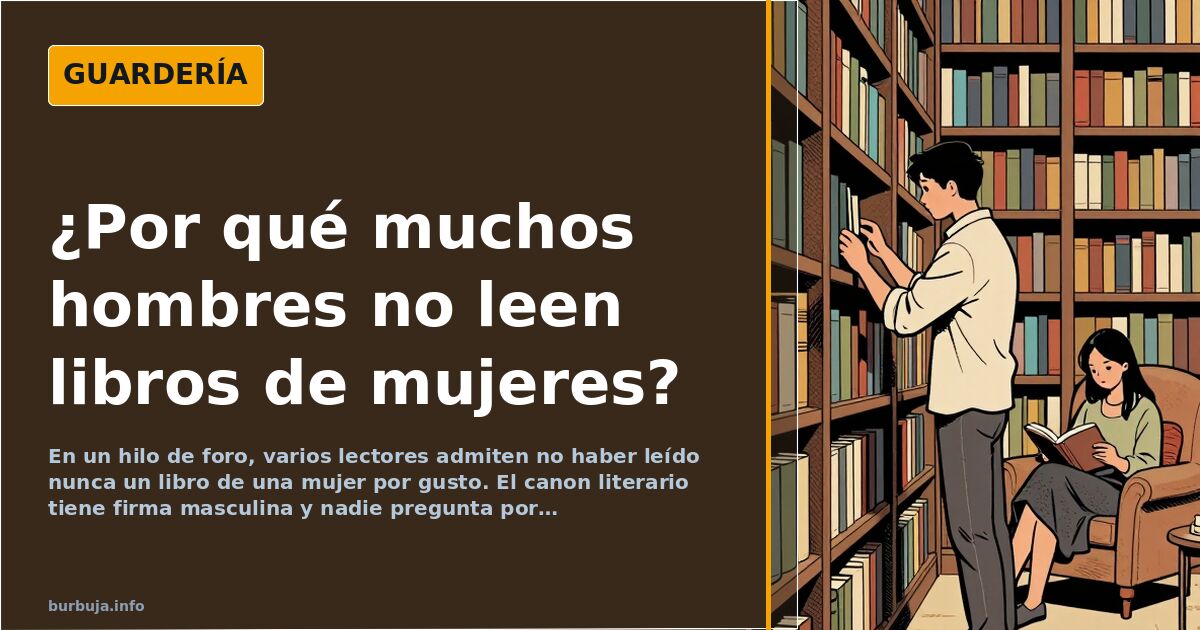 Ilustración de una estantería con libros de autoras como McCullough o Woolf apartados en un rincón, reflejando el canon liter