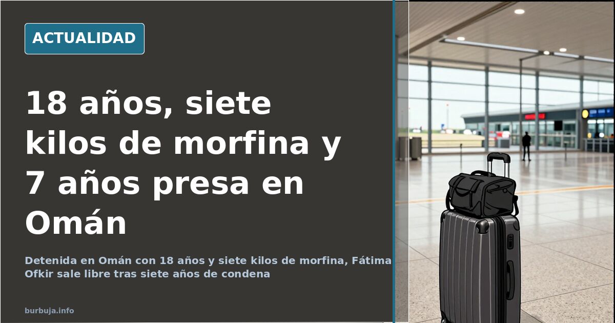Maleta y cinta de equipajes en un aeropuerto, imagen ilustrativa del caso de Fátima Ofkir y los siete kilos de morfina