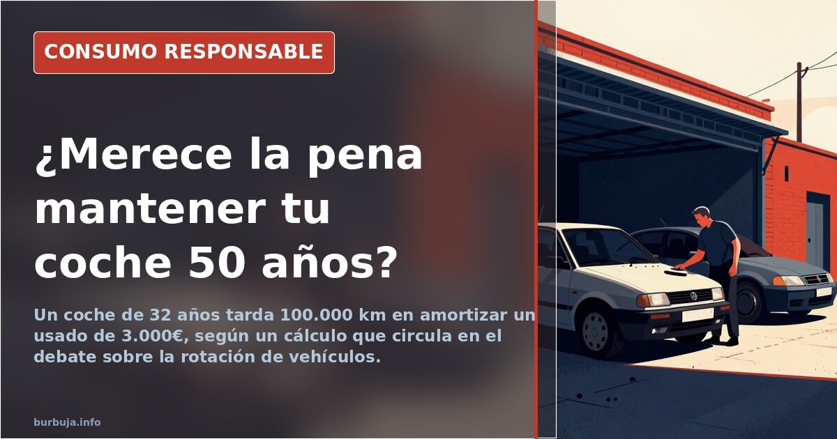 Coche 50 años o 1.000.000 km: el cálculo que divide