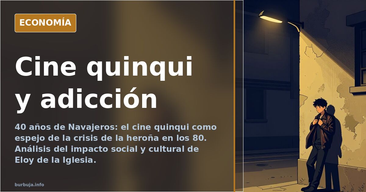 Cartel de la película Navajeros con José Luis Manzano