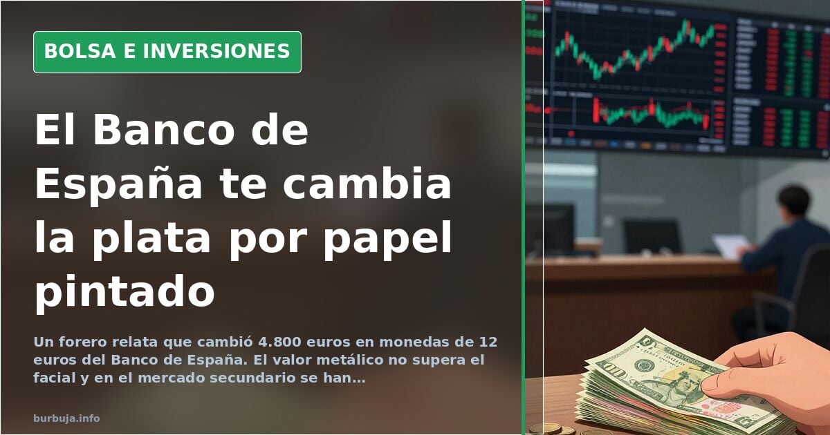 12-Euro-Silbermünzen der Banco de España umtauschen: Metallwert liegt unter dem Nennwert
