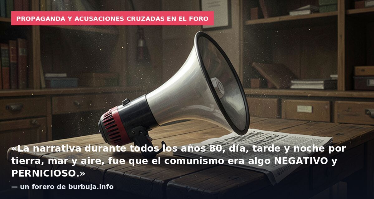 Los rojos, los rojos. Son siempre los rojos. Mensaje honesto mío a la desesperada