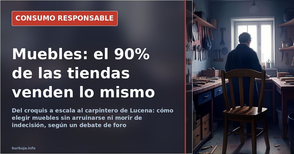 Cómo elegir muebles sin morir en el intento