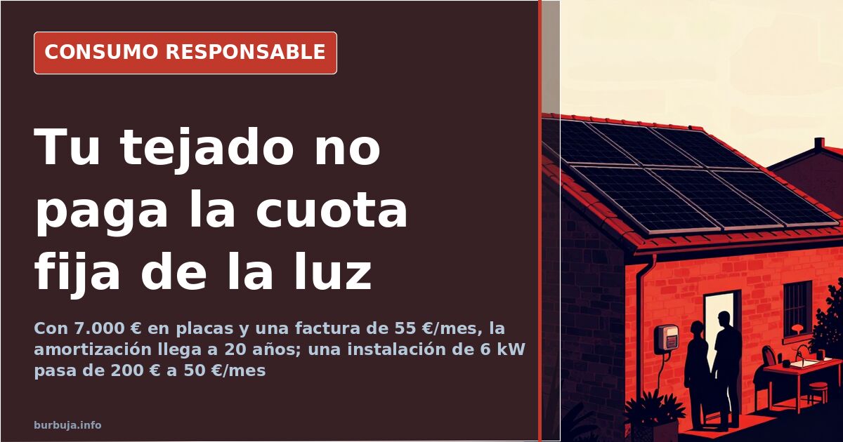 Instalación de placas solares para autoconsumo en un tejado plano con inversor y contador eléctrico