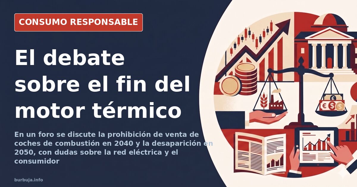 Coche eléctrico enchufado a un punto de recarga en una ciudad, con un vehículo diésel de fondo, ilustrando la transición del 