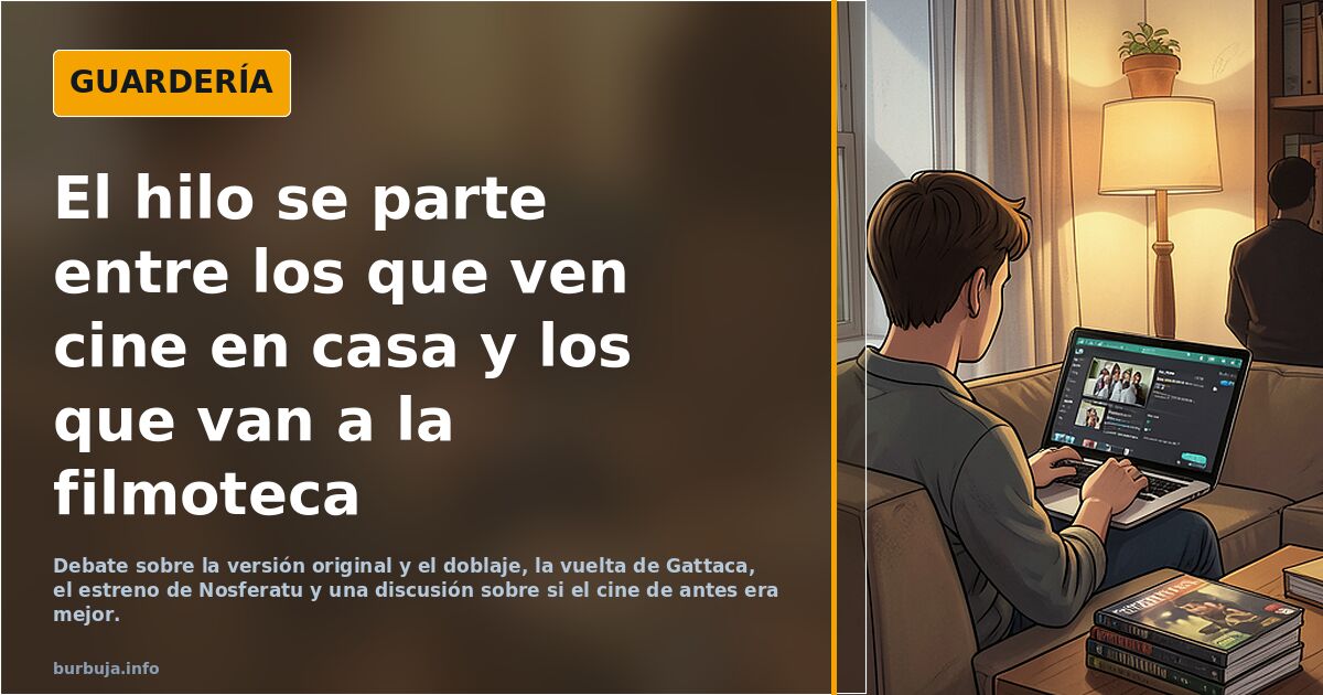 El hilo se parte entre los que ven cine en casa y los que van a la filmoteca