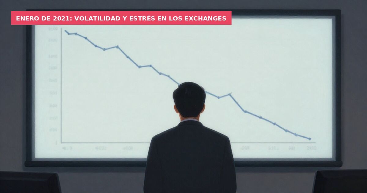 Enero de 2021: volatilidad y estrés en los exchanges
