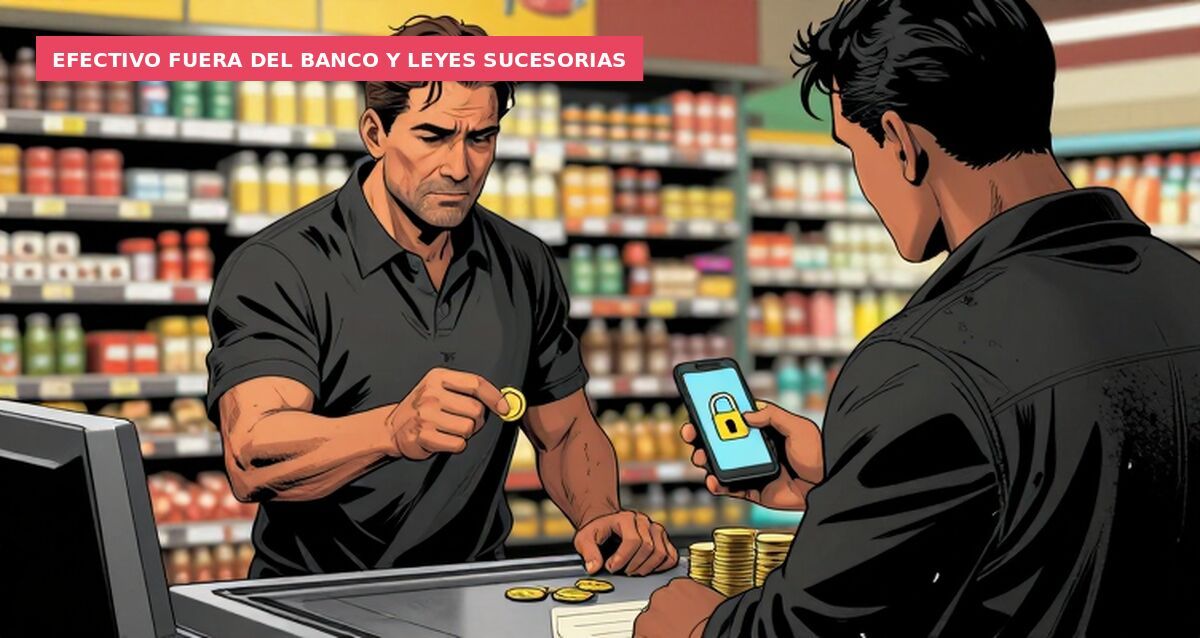 Efectivo fuera del banco y leyes sucesorias