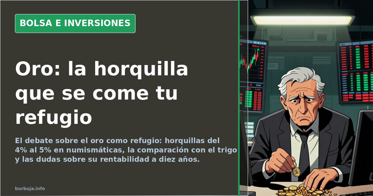 Gráfico de velas japonesas con línea de tendencia del precio del oro en terminal financiera sobre fondo oscuro
