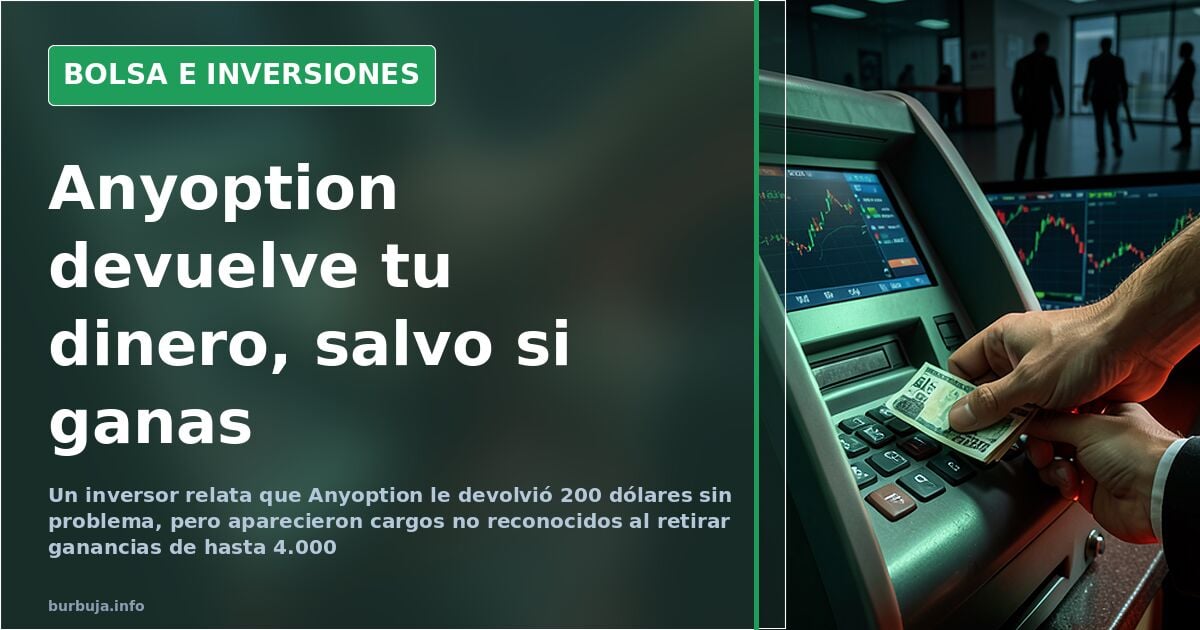 Anyoption: Auszahlungen scheitern, wenn das Konto Gewinne macht