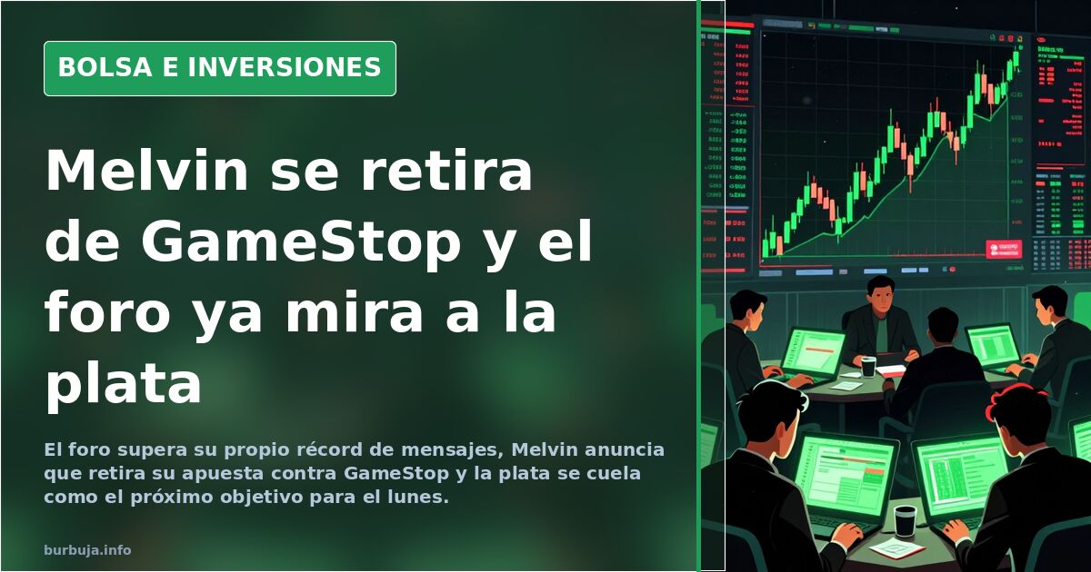 Melvin se retira de GameStop y el foro ya mira a la plata