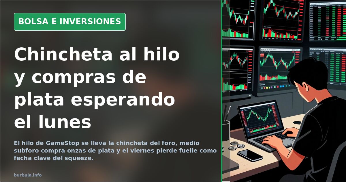 Chincheta al hilo y compras de plata esperando el lunes