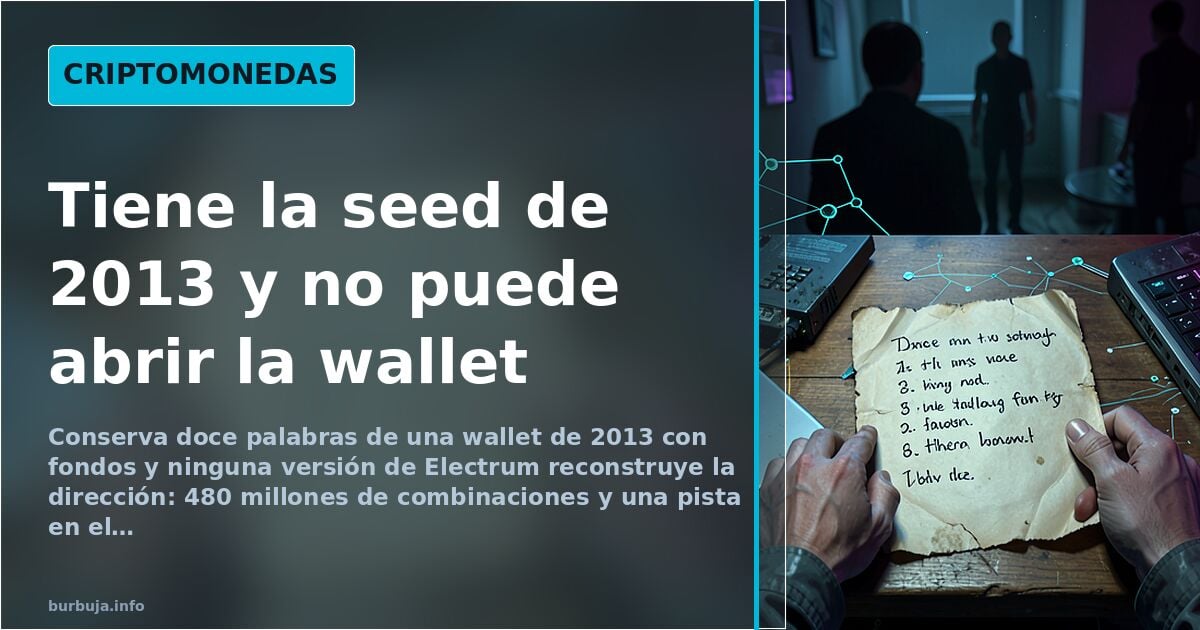 A 2013 Bitcoin seed worth a fortune that no one can read