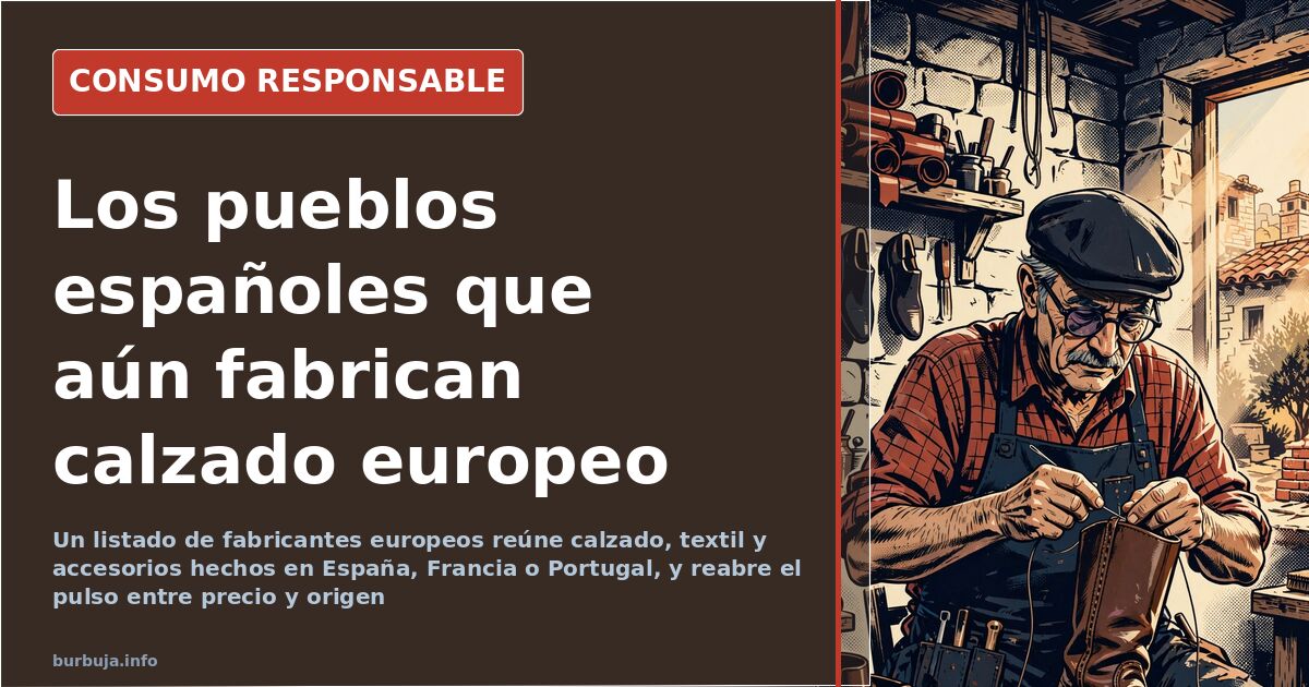 El mapa del calzado y ropa que aún se fabrica en Europa