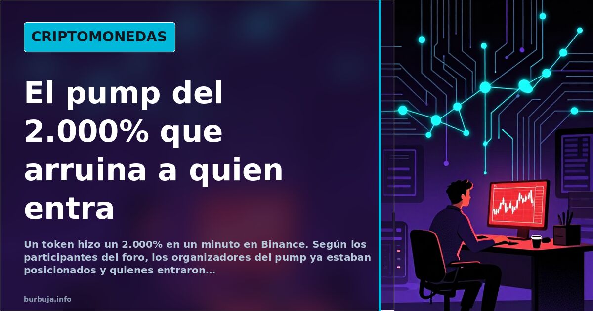 Suicide pumps: el 2.000% en un minuto que solo cobran los organizadores