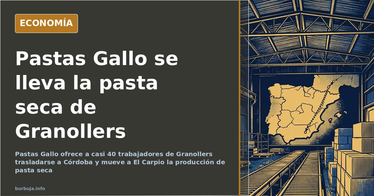 Nave industrial de Pastas Gallo en Granollers