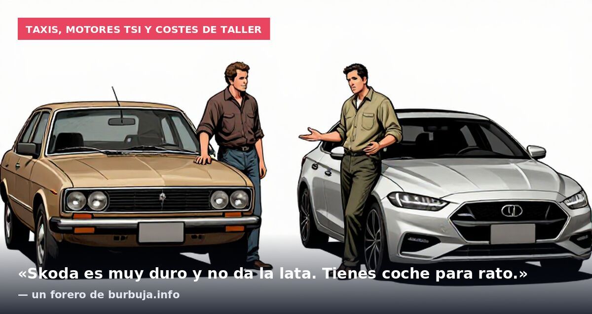 Taxis, motores TSI y costes de taller: «Skoda es muy duro y no da la lata. Tienes coche para rato.» — un forero de burbuja.info
