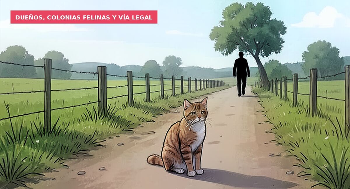 Dueños, colonias felinas y vía legal