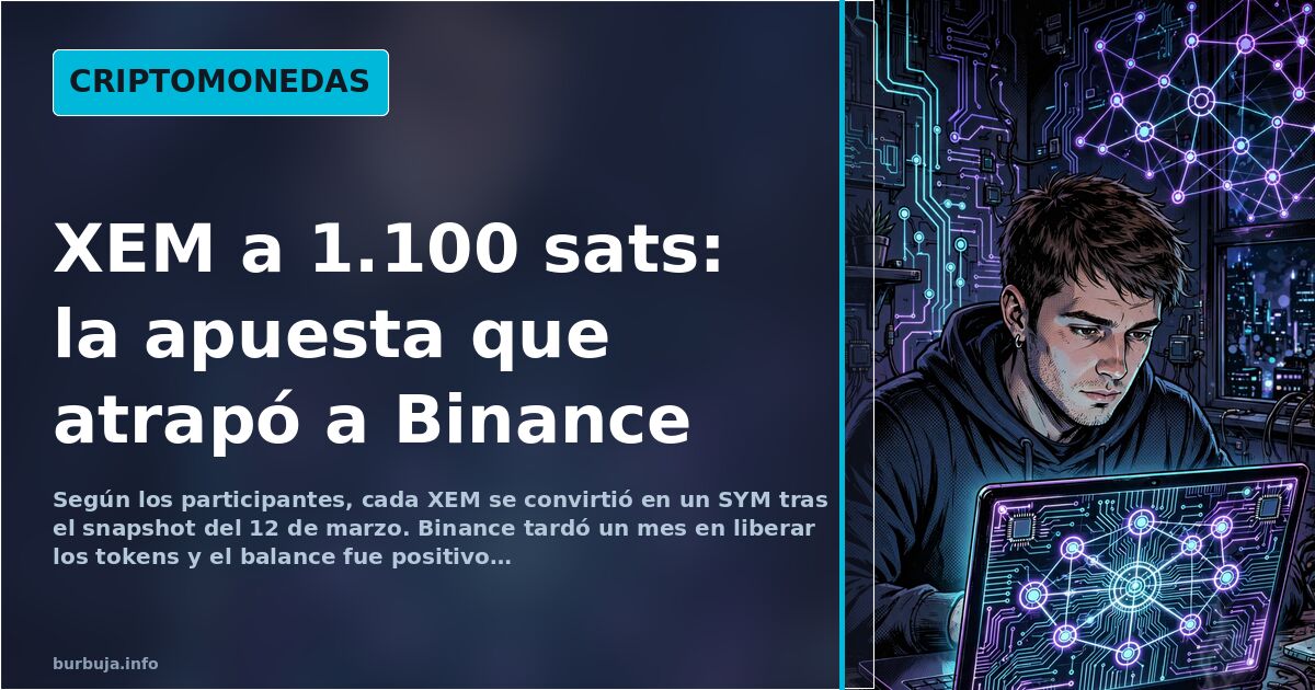 NEM y Symbol: el airdrop que Binance tardó un mes en soltar