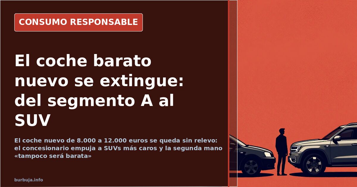 Expositor de concesionario con coches nuevos y etiquetas de precio altas en el segmento de acceso