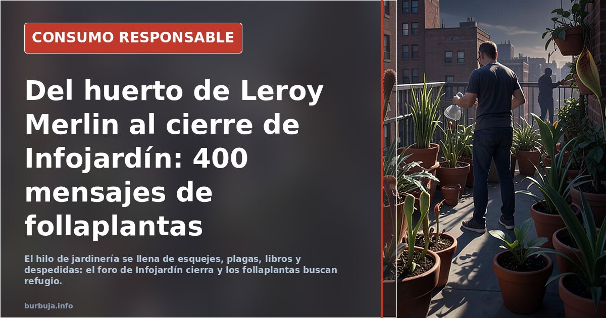 Jardinería y paisajismo: hilo de aficionados del foro