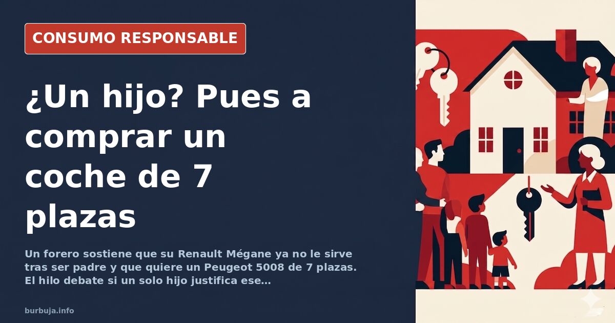 Comparativa entre una berlina compacta Renault Mégane y un monovolumen Peugeot 5008 de siete plazas aparcados