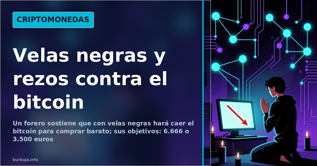 Velas negras contra el bitcoin para comprar barato