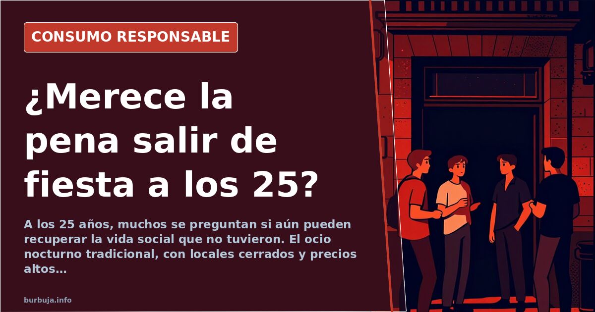 Jóvenes en una discoteca con luces de colores y multitud, imagen que ilustra el debate sobre salir de fiesta a los 25 años