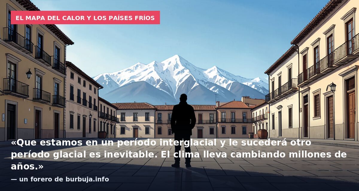 El mapa del calor y los países fríos: «Que estamos en un período interglacial y le sucederá otro período glacial es inevitable. El clima lleva cambiando millones de años.» — un forero de burbuja.info