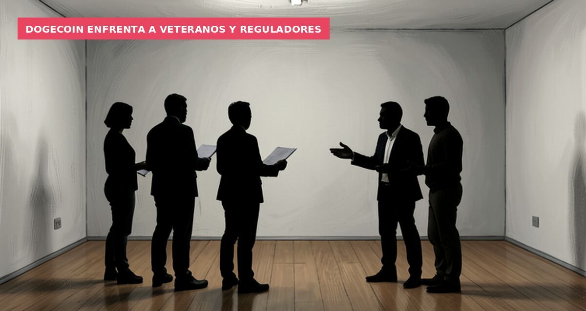 Dogecoin enfrenta a veteranos y reguladores