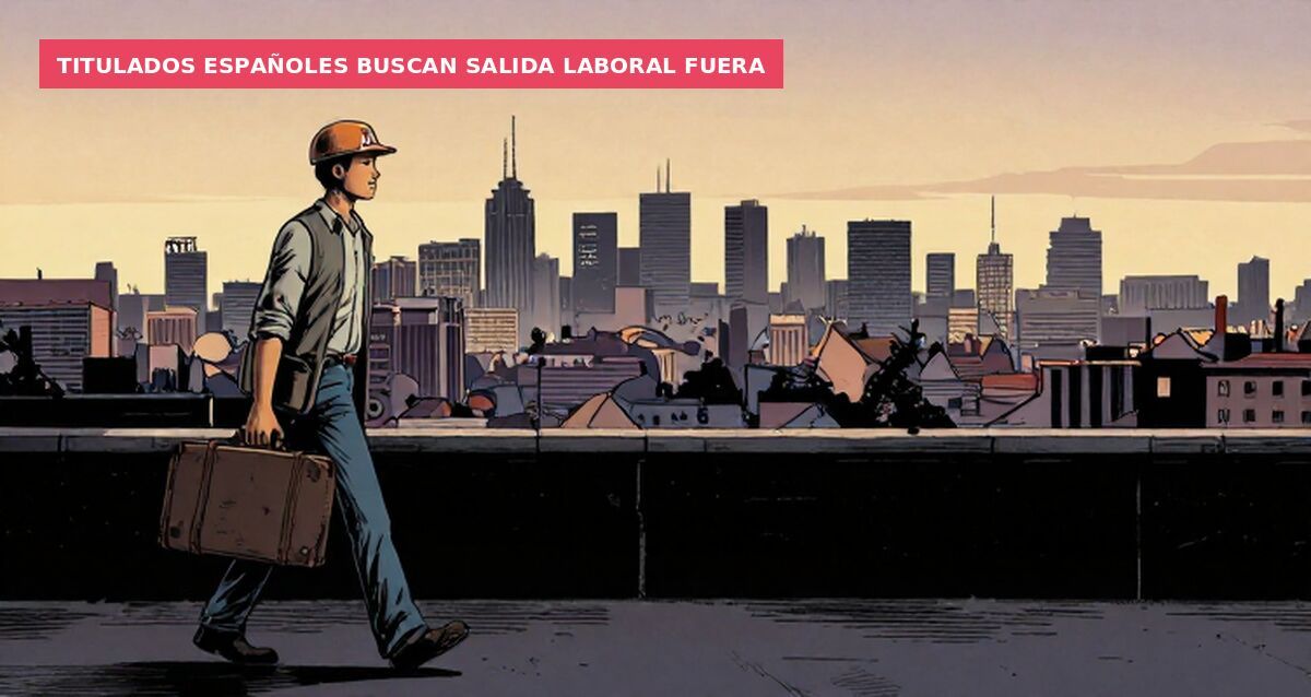 Titulados españoles buscan salida laboral fuera