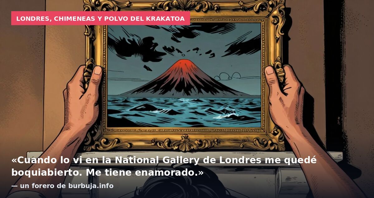 Londres, chimeneas y polvo del Krakatoa: «Cuando lo vi en la National Gallery de Londres me quedé boquiabierto. Me tiene enamorado.» — un forero de burbuja.info