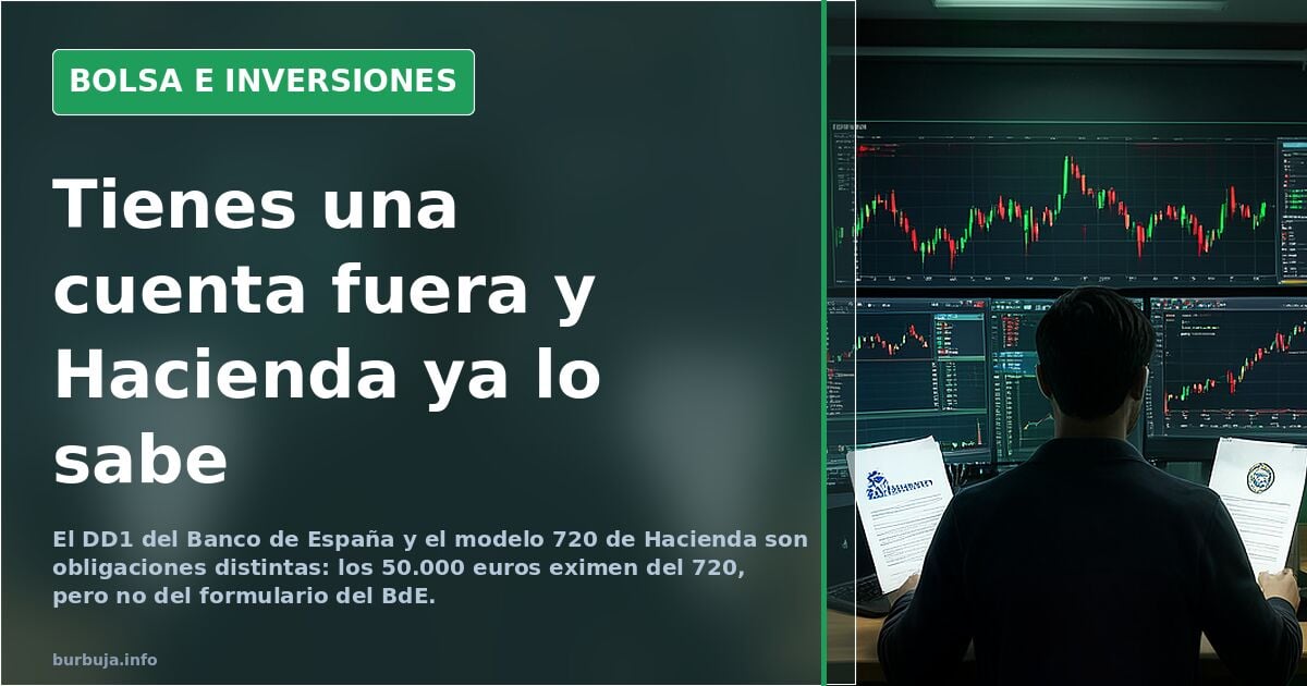 Spaniens DD1-Formular und Modell 720: zwei verschiedene Anzeigen für Auslandskonten