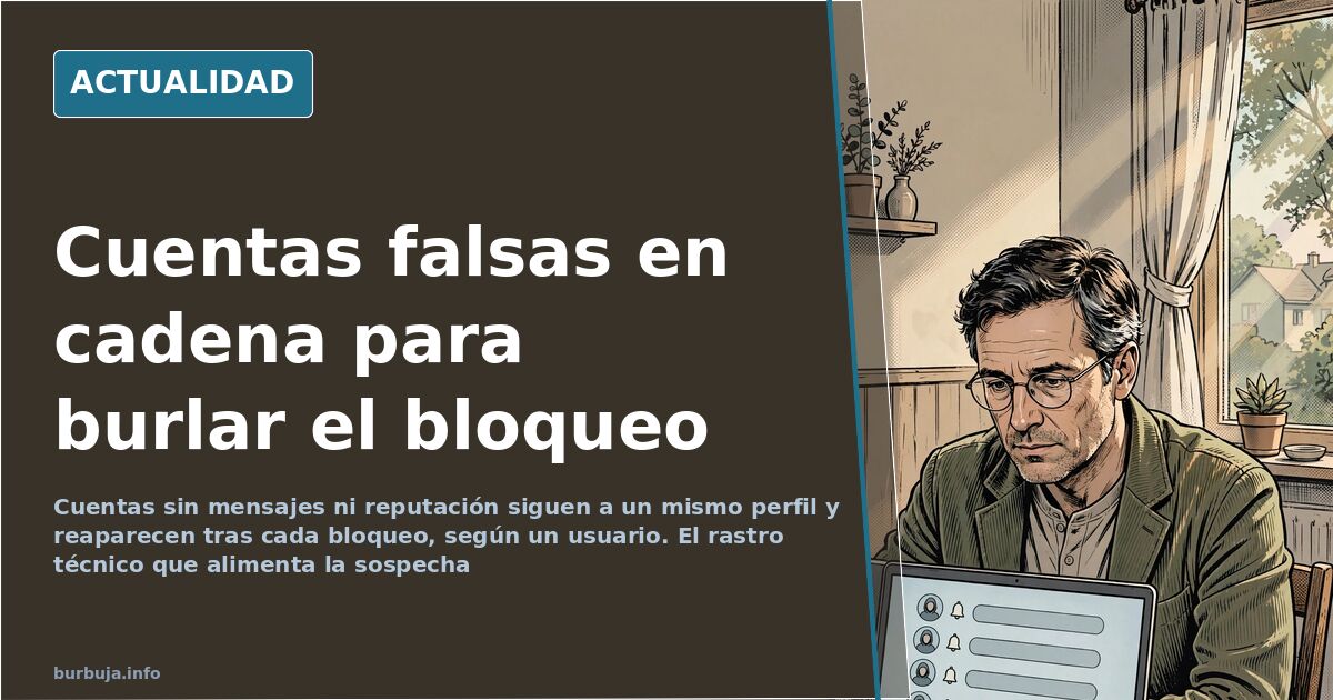 Panel de seguidores de una plataforma digital con cuentas sin mensajes ni reputación que registran actividad reciente