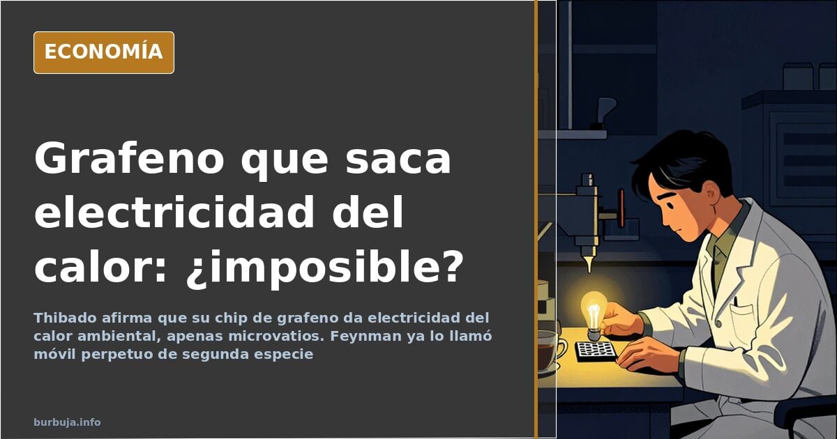 Graphen, Umgebungswärme und Strom: Feynmans Grenze