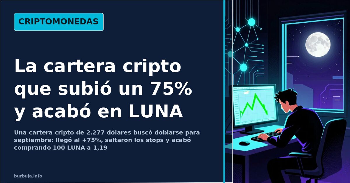 La cartera cripto de 2.277 dólares que buscó doblarse
