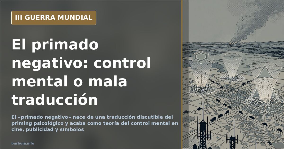 Primado negativo: la psicología que acabó en el conspiranoísmo