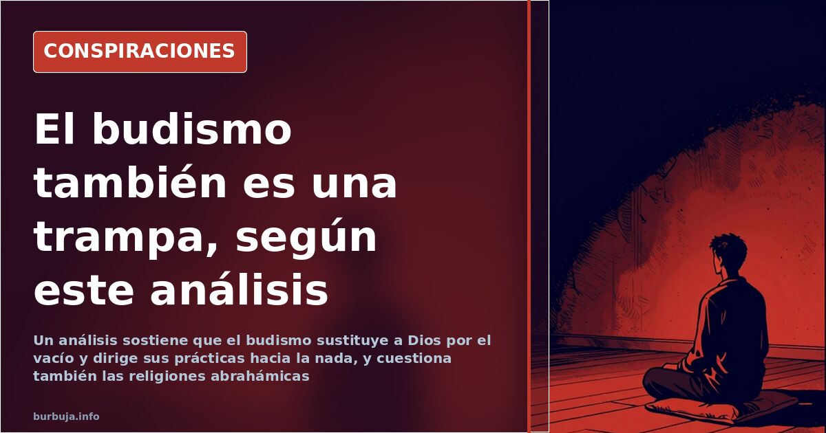 Estatua de Buda en meditación con fondo oscuro, símbolo del vacío y del nirvana en el budismo