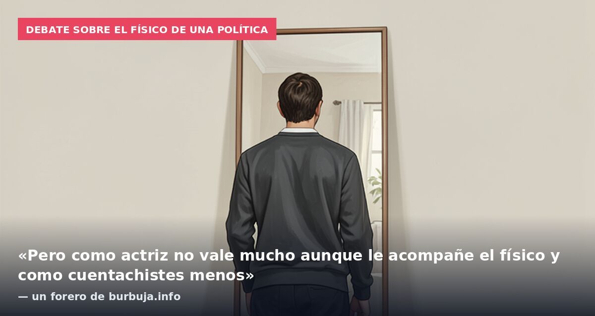 Debate sobre el físico de una política: «Pero como actriz no vale mucho aunque le acompañe el físico y como cuentachistes menos» — un forero de burbuja.info